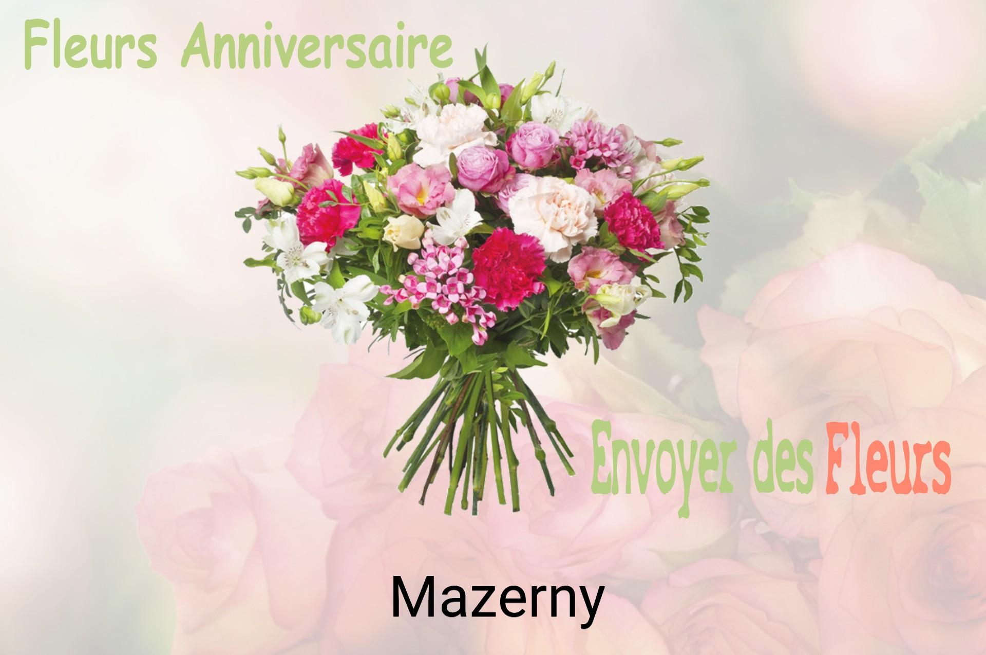 Bouquet de fleurs d’anniversaire livré à Mazerny