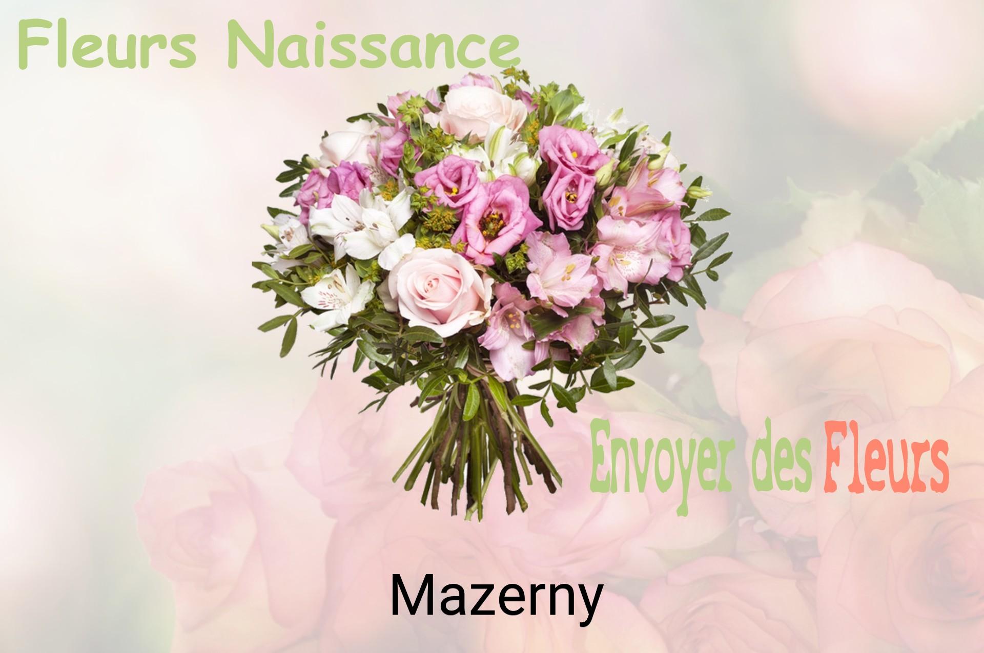 Bouquet de fleurs de naissance livré à Mazerny